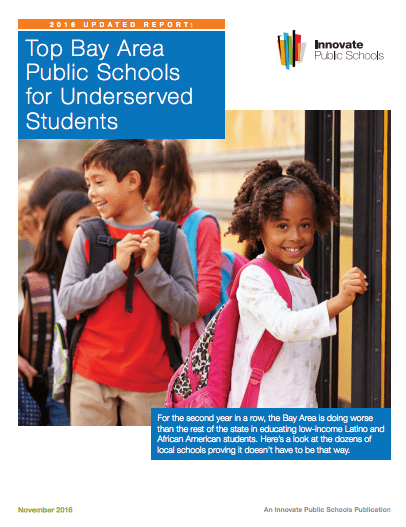Updated Report: Top Bay Area Public Schools for Underserved Children is Available Online updated-top-schools-report-2016