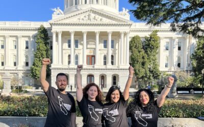 El trayecto al Capitolio del Estado de California