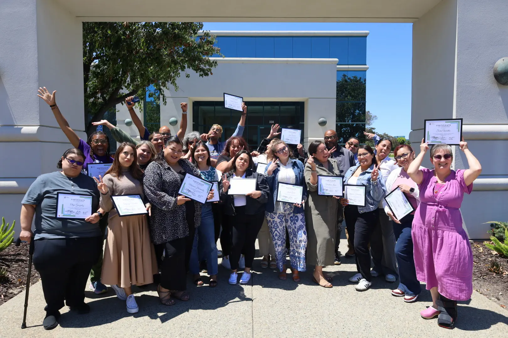 COTP Graduates with diplomas COTP Graduates with diplomas